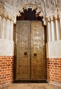 Bronze ancient doors in the temple which are over 1000 years old: Gniezno / Poland