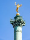 Bronze Angel Statue on Bastille Column, Paris