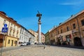 Bronze angel of Uzupis in Vilnius Royalty Free Stock Photo