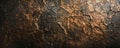 A bronze background with a rough, hammered texture, adding depth and an