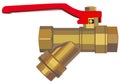 Bronze ball valve