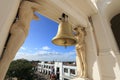 Bronze bell, Leon Cathedral, Nicaragua. Royalty Free Stock Photo