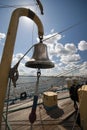 Bronze bell on a tall ship