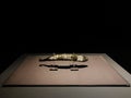 Bronze belt hook from Qin Shi Huang tomb mausoleum Terracotta Army museum in Xian, China