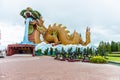 Bronze Black statue of Chinese monk or Chinese Shaolin Kung fu Royalty Free Stock Photo