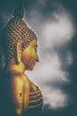 bronze buddha statue Royalty Free Stock Photo