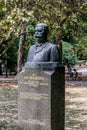 Bronze bust of Ivan Vazov in Varna