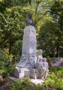 Bronze bust of Doctor Gregory Rafael da Silva D`Almeida along Volta do Duche in Sintra, Portugal.