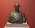 Bronze Bust of the Reverend William Stephen Rainsford by Daniel Chester French on display in The Morgan Library & Museum in New Yo