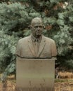 Bronze bust of Robert Samuel Kerr by artist Leonard McMurry in downtown Oklahoma City.