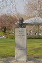 Statue of James Joyce in Saint Stephen`s green, Dublin Royalty Free Stock Photo