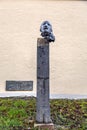 Bronze bust sculpture memorial of Stefan Zweig, the famous Austrian author, playwriter and journalist