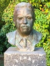 Bronze bust of Theodore Roosevelt