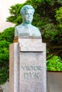 Viktor Dyk Memorial Bust in Park Royalty Free Stock Photo