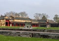 Bronze Cauldron in the Forbidden city behind the Palace of Supreme Harmony, Imperial City inside the Citadel, Hue, Vietnam Royalty Free Stock Photo