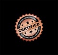 Bronze Certified Sticker or Emblem