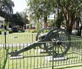 Bronze Civil War Cannon Bainbridge Georgia Royalty Free Stock Photo