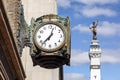 Bronze Clock and Monument - Indianapolis