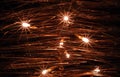 Bronze colored Glitter Starshine background Royalty Free Stock Photo