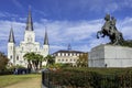 Bronze commemorative statue of Andrew Jackson, New Orleans Royalty Free Stock Photo