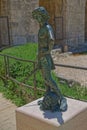 Bronze copy of Verrocchio's David at the Tower of David in Jerusalem