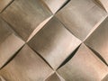 Bronze 3D interior decorative wall panel with unusual geometric shape