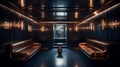 Bronze & Dark Navy Blue: Award-Winning Futuristic Luxury Interior Desig