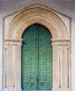 Bronze door, the facade of the cathedral of Monreale