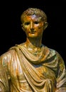 Bronze Emperor Augustus Caesar Statue National Archaeological Mu