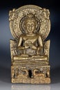 Bronze figurine of sitting Buddha