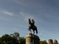 George Washington Statue, Boston Public Garden, Boston, Massachusetts, USA Royalty Free Stock Photo