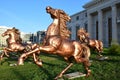 Bronze horse statue(s) in Astana