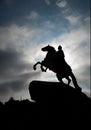 The Bronze Horseman. Royalty Free Stock Photo