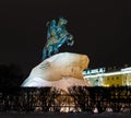 The Bronze Horseman - equestrian statue of Peter Great in Staint-Petersburg, Russia Royalty Free Stock Photo