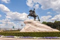 Bronze Horseman - Monument to Peter the Great, Saint Petersburg Royalty Free Stock Photo