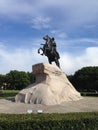 The Bronze Horseman St. Petersburg Royalty Free Stock Photo