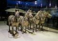 Bronze horses and chariot from the Terracotta Army of Emperor Qin Shi Huang Di