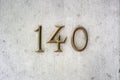 House number 140