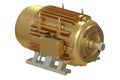 Bronze industrial electric motor