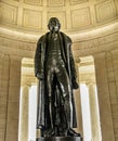 Bronze Jefferson Statue Memorial Washington DC