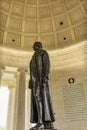Bronze Jefferson Statue Memorial Washington DC