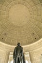 Bronze Jefferson Statue Rotunda Dome Memorial Washington DC Royalty Free Stock Photo