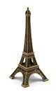 Bronze keychain souvenir from metal Eiffel Tower Paris