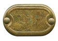 Bronze label