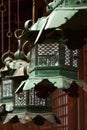 Bronze lanterns, Japan Royalty Free Stock Photo