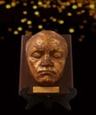 Bronze Life Mask Of Ludwig Von Beethoven From 1812 Royalty Free Stock Photo