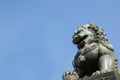 Bronze lion at Forbidden City Royalty Free Stock Photo