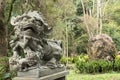 Bronze lion statue Royalty Free Stock Photo