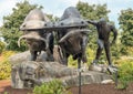 Bronze Logging Legacy Memorial Statue, Enumclaw, Washington