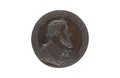 Bronze medal depicting the Bust of the Holy Roman Emperor Charles V